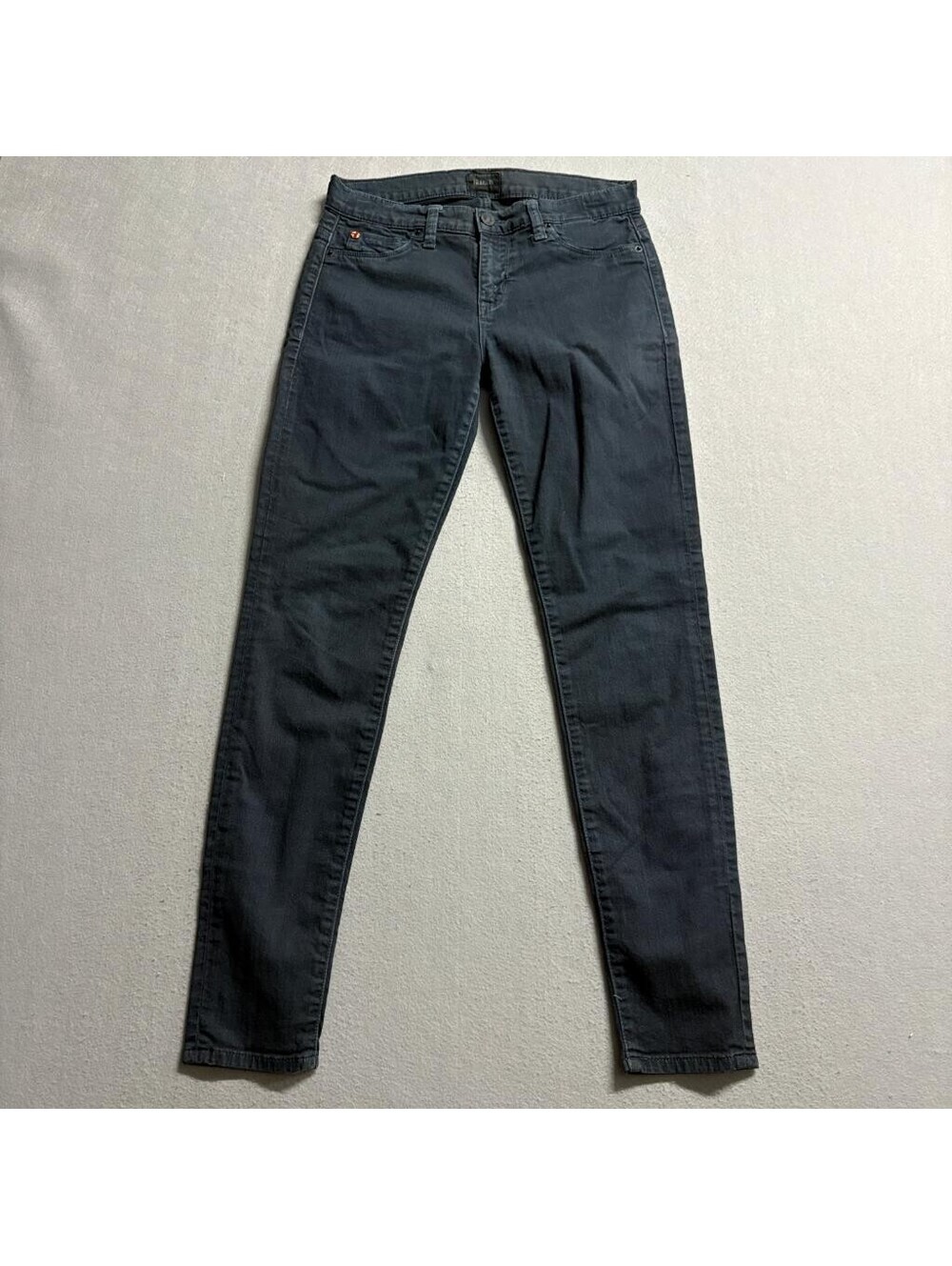 Hudson Nico Super Skinny Midrise Jeans Womens 29 Gray Denim Stretch